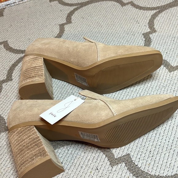 JOIE Wevenly 3” block heels suede upper closed toe shoes - Picture 13 of 13